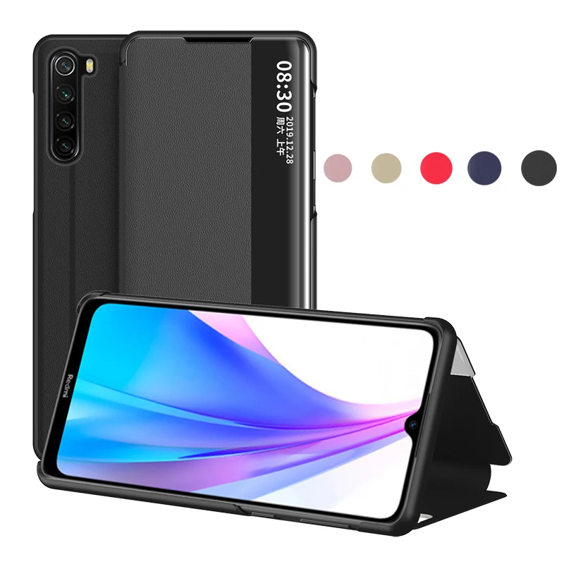 Чехол для Xiaomi Mi Note 10 Lite A3 Redmi 9S 9 Pro Max 8T 8 8A 9A 9C с откидной крышкой из искусственной