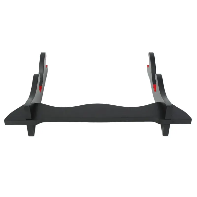 2 уровня Катана самурайский меч держатель Черный Кронштейн вешалка красный