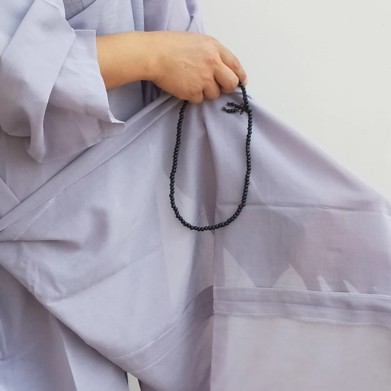 Флуоресцентная Мужская одежда традиционная буддийская монах летняя униформа |