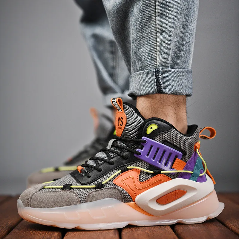 

Мужские дизайнерские кроссовки Superstar, серые или оранжевые кроссовки на платформе, оригинальные, 2020