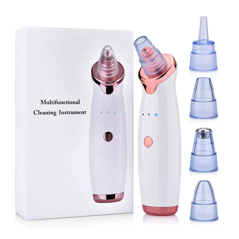 Facial care Blackhead Remover Skin Care Pore Vacuum Acne Pimple Removal Suction Tool Diamond Dermabrasion Machine | Красота и