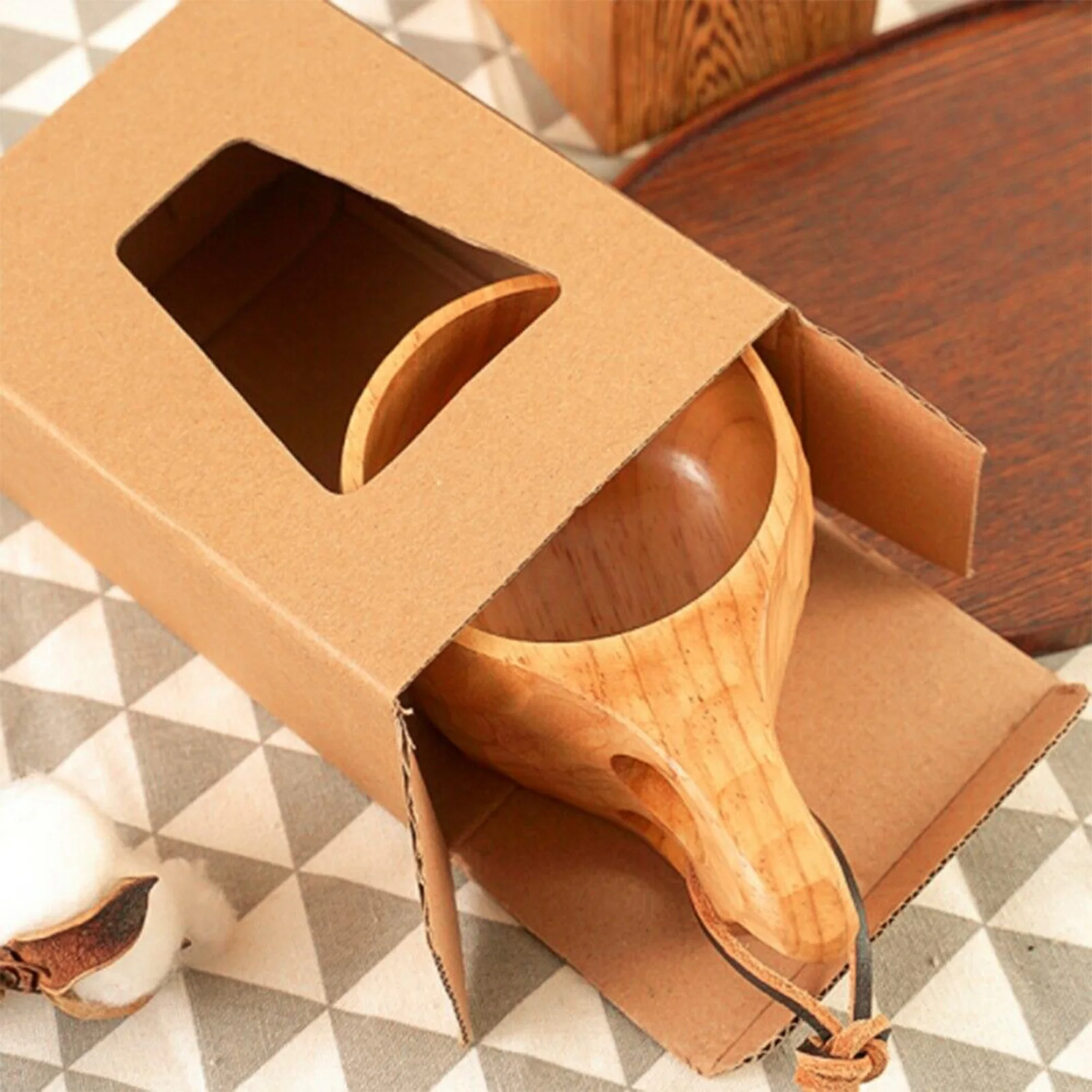 

Hot Chinese Portable Wood Coffee Mug Rubber Wooden Tea Milk Cups Water Drinking Mugs Drinkware Handmade Juice Lemon Teacup Gift
