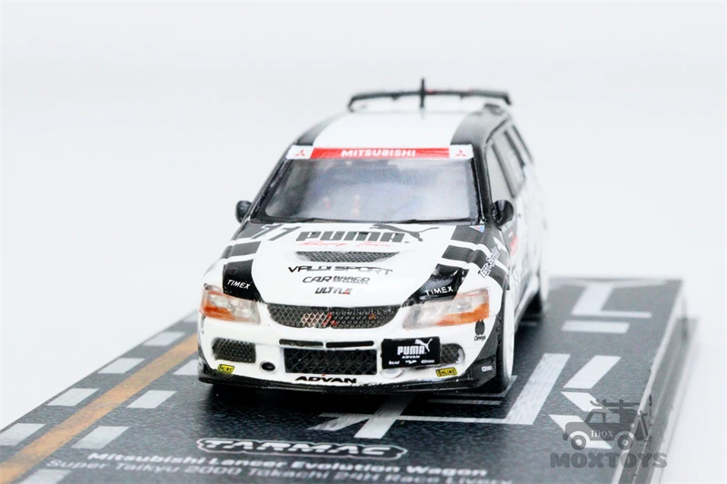 

Tarmac работает 1:64 Lancer Evolution Wagon Super Taikyu литая модель автомобиля
