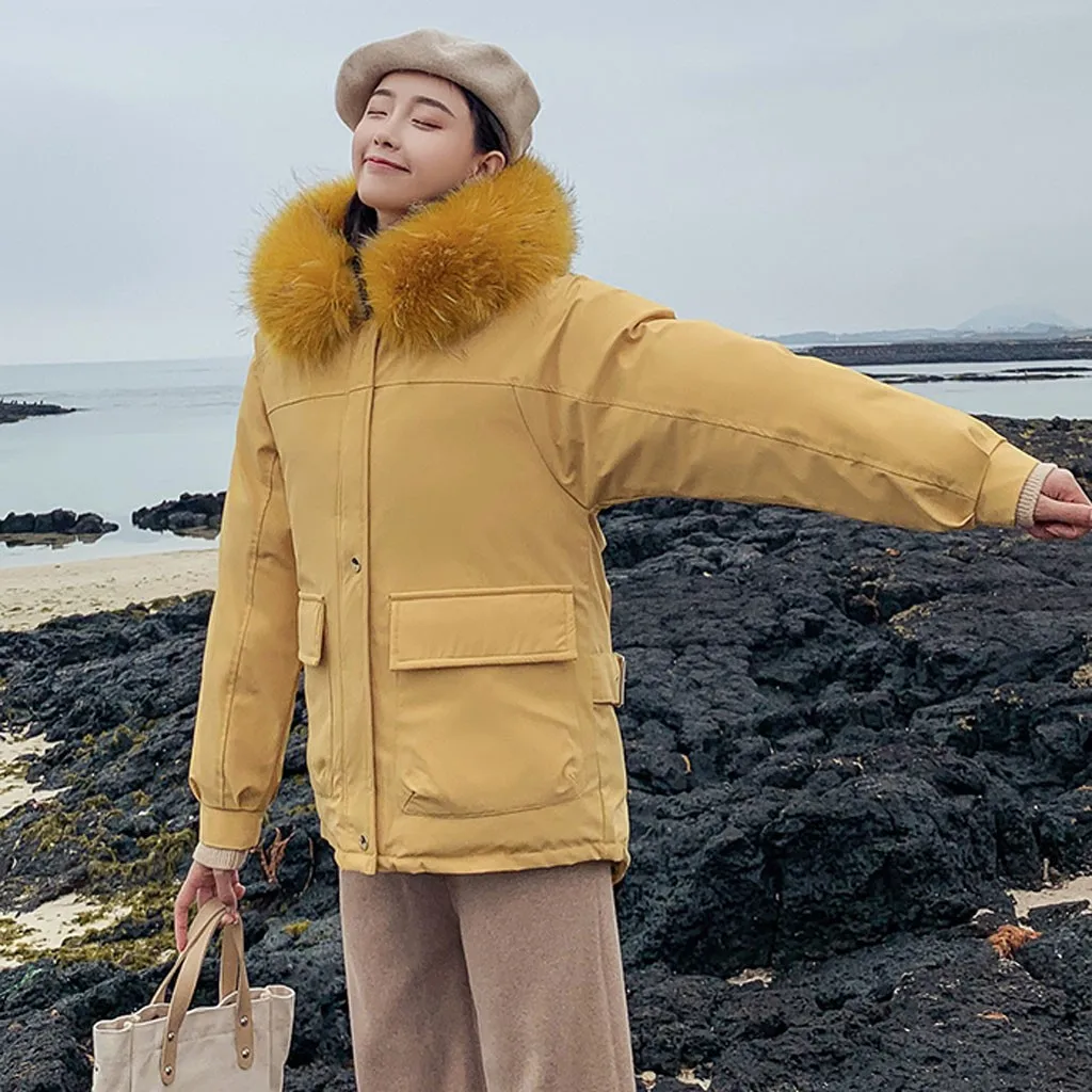 Женское зимнее пальто JAYCOSIN парка модная верхняя одежда для женщин куртки с