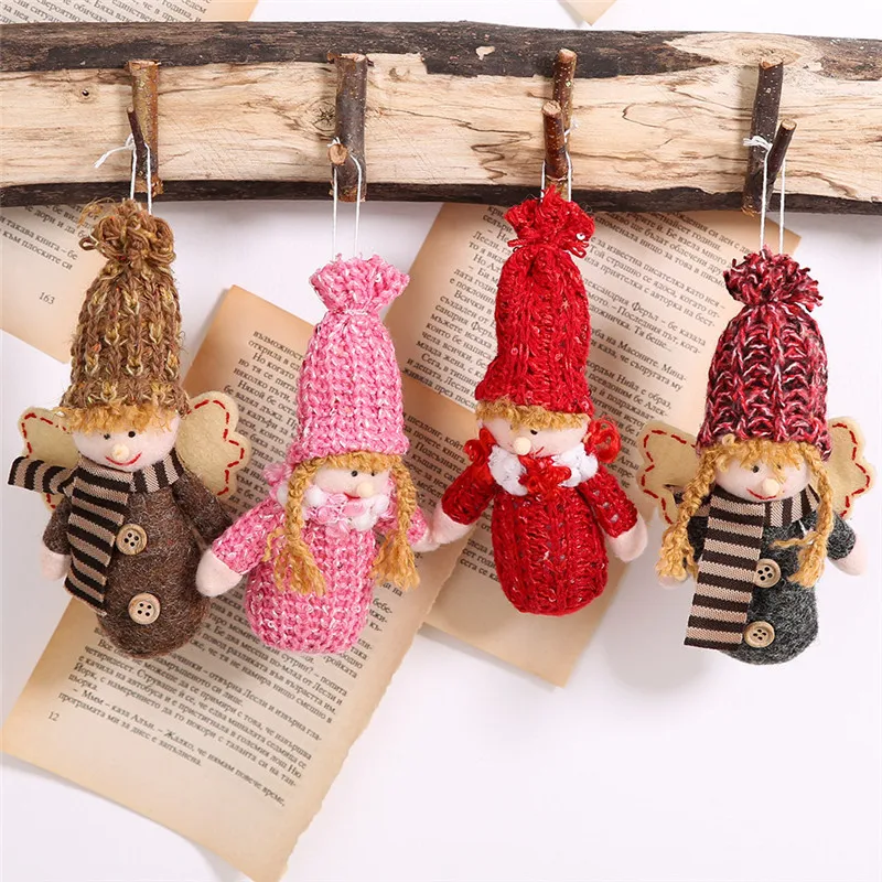 Милый Ангел кукла девочка мальчик подвесная Елочная игрушка украшения для дома