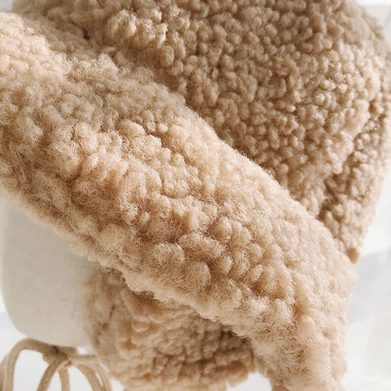 

Women Hat Solid Artificial Fur Warm Female Cap Faux Fur Winter Bucket Hat for Women Outdoor Sunscreen Sun Hat Panama Lady Cap