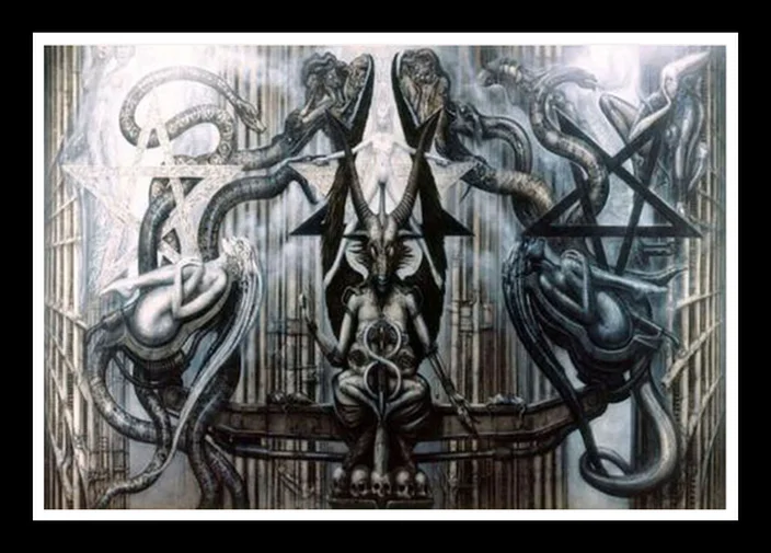 Идеальный постер JL и принты Hr Giger Li II инопланетянин ужас Искусство ретро живопись