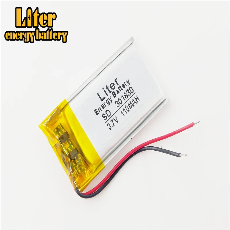 MP3 MP4 3 7 V литиевая батарея 301830 031830 110mah Bluetooth Батарея диктофон звуковая карта |