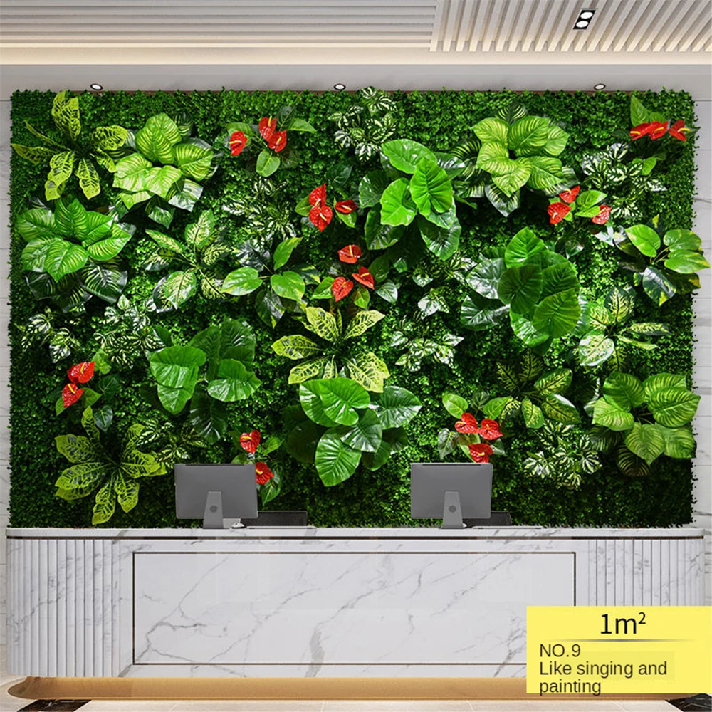 

Nice Degign Artificial Boxwood Hedge Panels UV Protected Faux Greenery Mats for Both Outdoor or Indoor Decoration Plant Walls