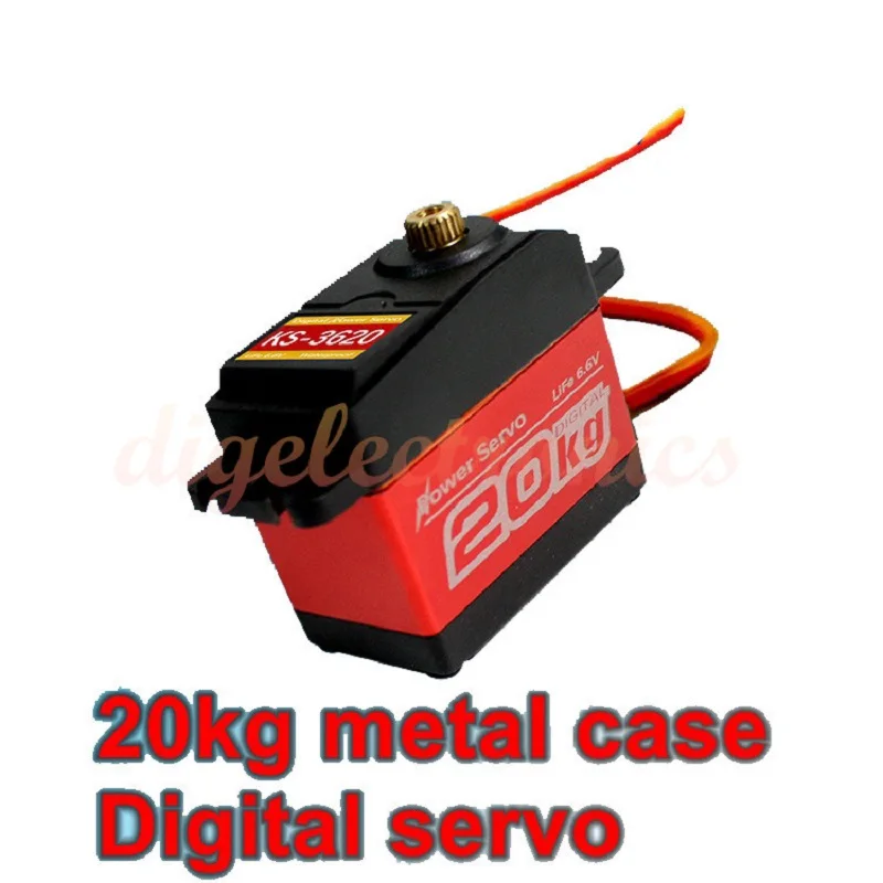 1 шт. водонепроницаемый цифровой рулевой механизм с высоким крутящим моментом 20