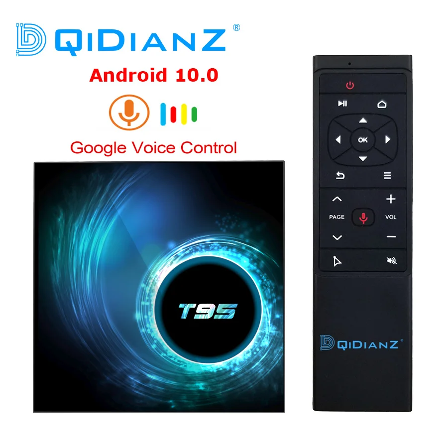ТВ-приставка T95 на Android 10 0 4 Гб 32 ГБ 64 четырехъядерный Allwinner H616 1080P H.265 4K медиаплеер 2