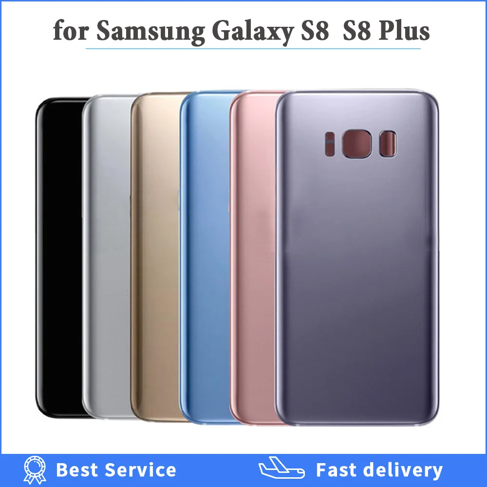 high quality For Samsung S8 G950F Plus G955F Back Glass Housing Cover Replacement | Мобильные телефоны и аксессуары