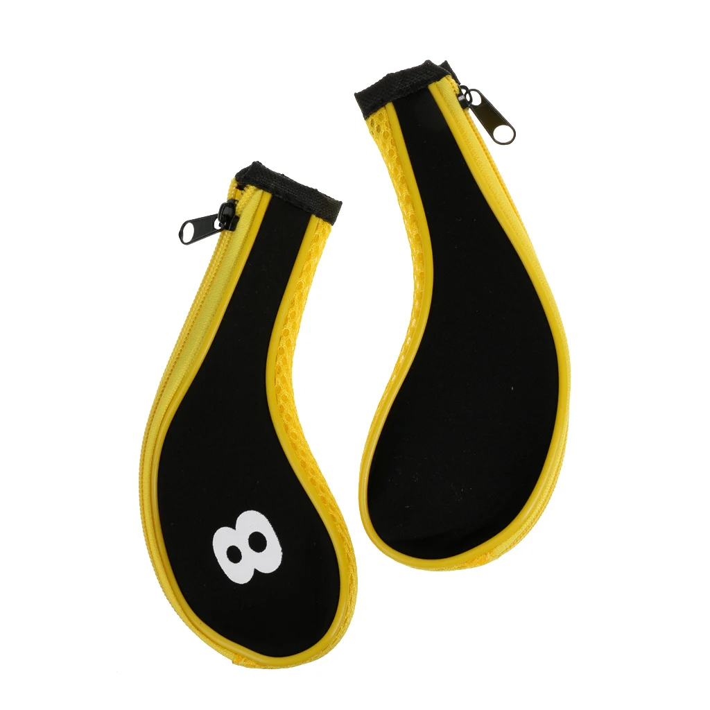 10 Гольф Железный клуб головные уборы крышки неопрена защитный чехол для 3-9 утюги песок Клин Pitching Wedg