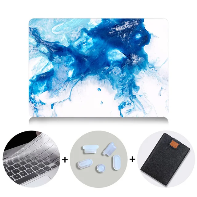 MB17 MTT мраморный чехол для Macbook Air Pro retina 11 12 13 15 16 дюймов, чехол для ноутбука mac book Pro 13,3 15,4 с сенсорной панелью - Цвет: MB17