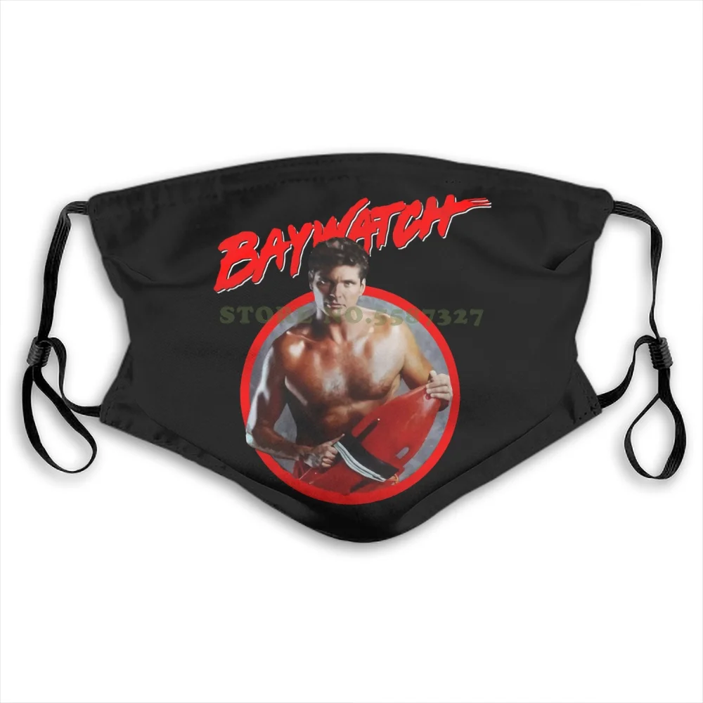 Baywatch ТВ шоу Mitch Buchannon Circle моющиеся маски для лица взрослых 90 х|Мужские