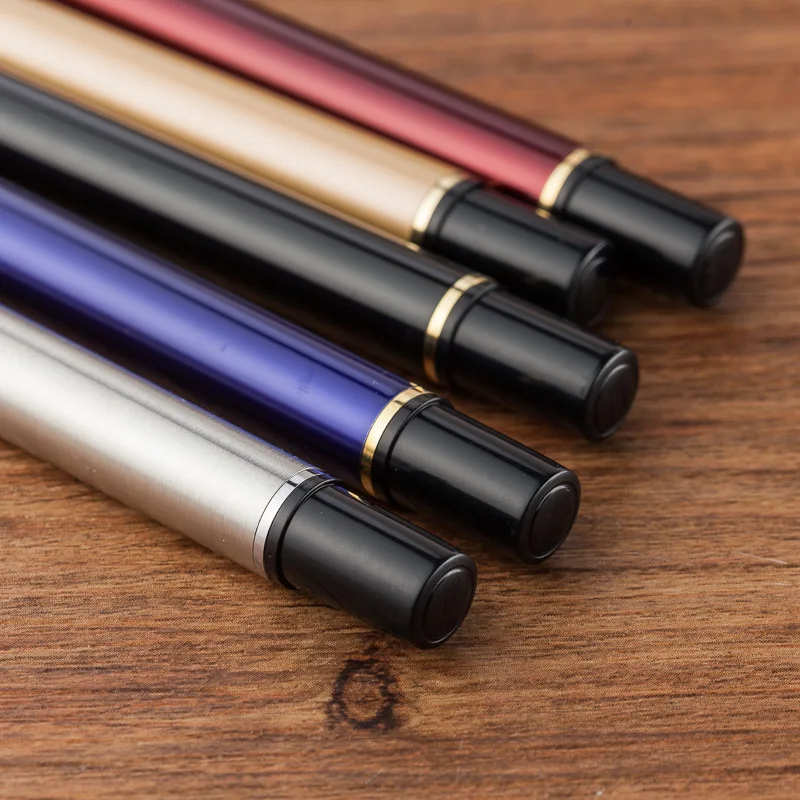 Красивая вращающаяся металлическая шариковая ручка канцелярские