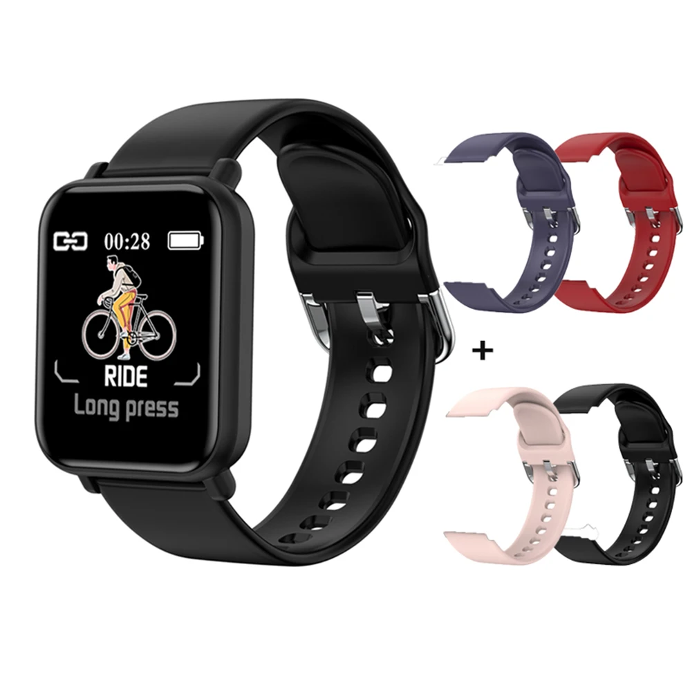 Smart watch strapall COLMI Smartwatch IP68 водонепроницаемый монитор сердечного ритма и артериального давления для мужчин и женщин фитнес-трекер для Apple IPhone Xiaomi PK B57 - Цвет: Smart watch strapall