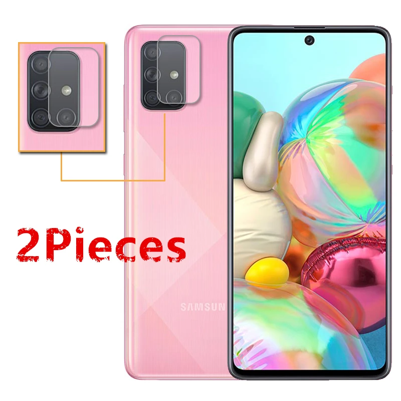 

2PCS For Samsung Galaxy A71 Camera Glass Camera Len Film for Samsung Galaxy A71 Camera Len Protector Protective Glass Film A715
