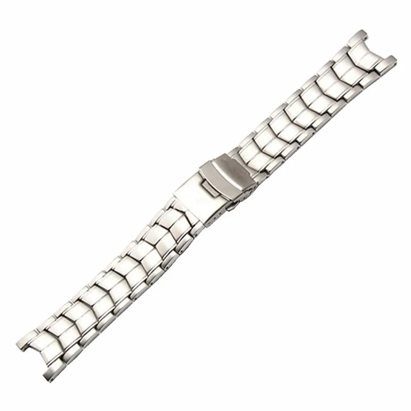 Watch Bands For EF-524 Stainless Steel Man Watch Strap Solid Curved End Brand Watchband Watches Accessories