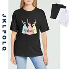 Футболка JKLPOLQ женская с коротким рукавом, милая рубашка с надписью Rise Up Work, с рисунком Гамильтона для молодых и голодных музыкальных команд, в стиле унисекс