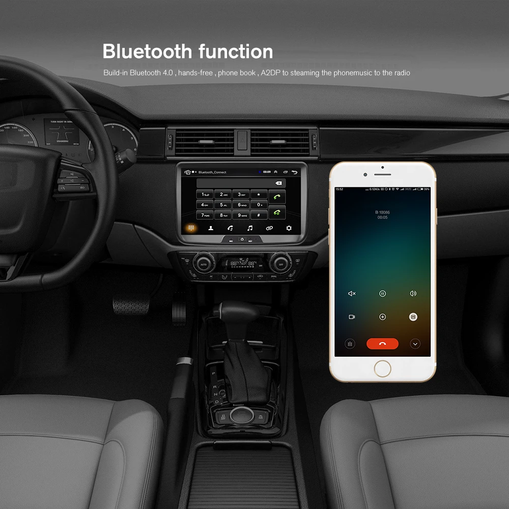 Podofo 2 Din Android Автомагнитола 8 ''GPS MP5 Зеркало Ссылка для Renault Sandero/Duster/Logan/Dokker