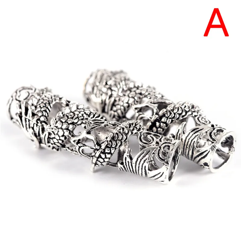 Серебристые бусины для плетения декоративная манжета волос в виде дреды заколки