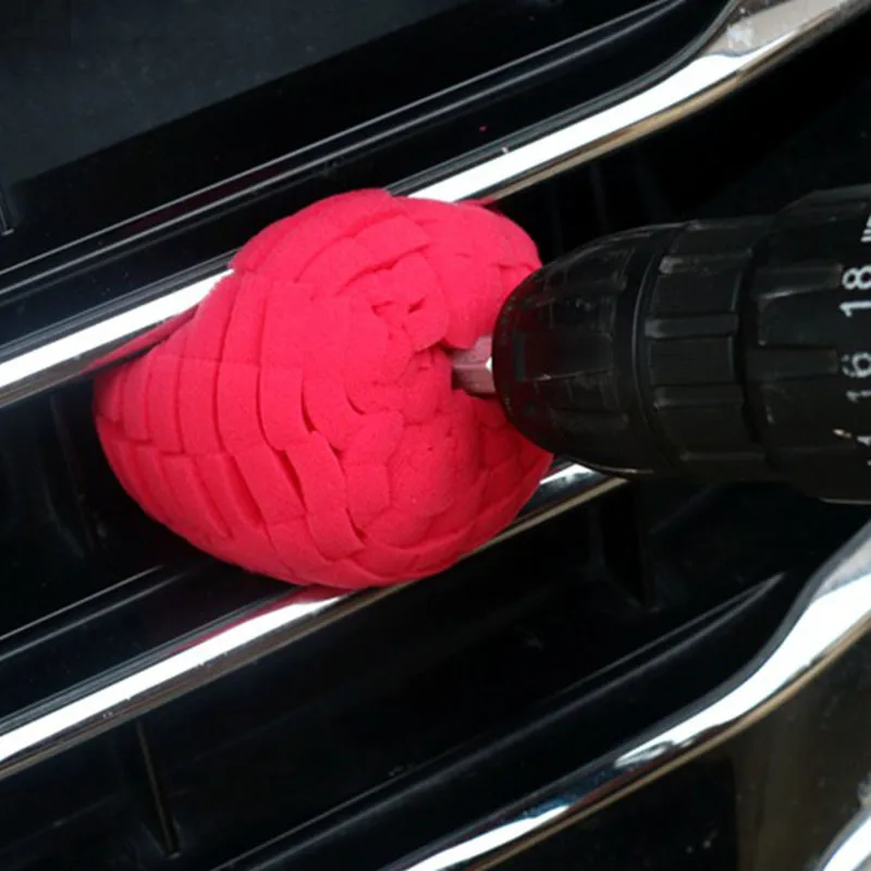 Полировальная восковая губка для мойки автомобиля Полировочная ухода за шариком