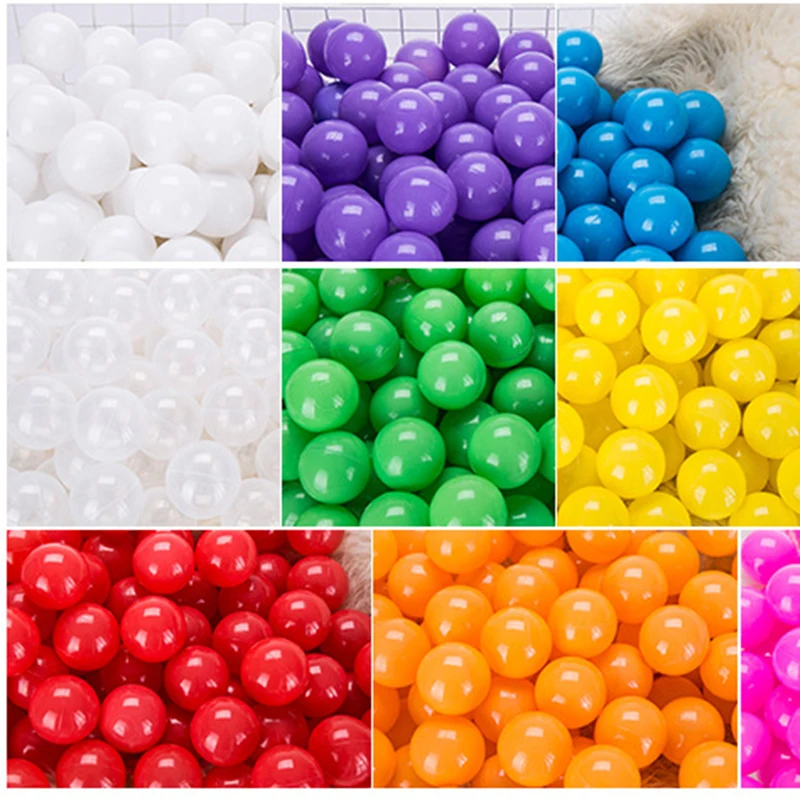 

Eco-Friendly Colorful Ball Pits Soft Plastic Ocean Ball Transparent Water Ocean Wave Ball Toys For Children Kid Baby 5.5/7/8CM