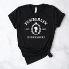 Женская футболка Pemberley с рисунком гордости и предсказаний Джейн аустен 1813, женская футболка с рисунком, топ с надписью derbyшир Death приходит в Пемберли
