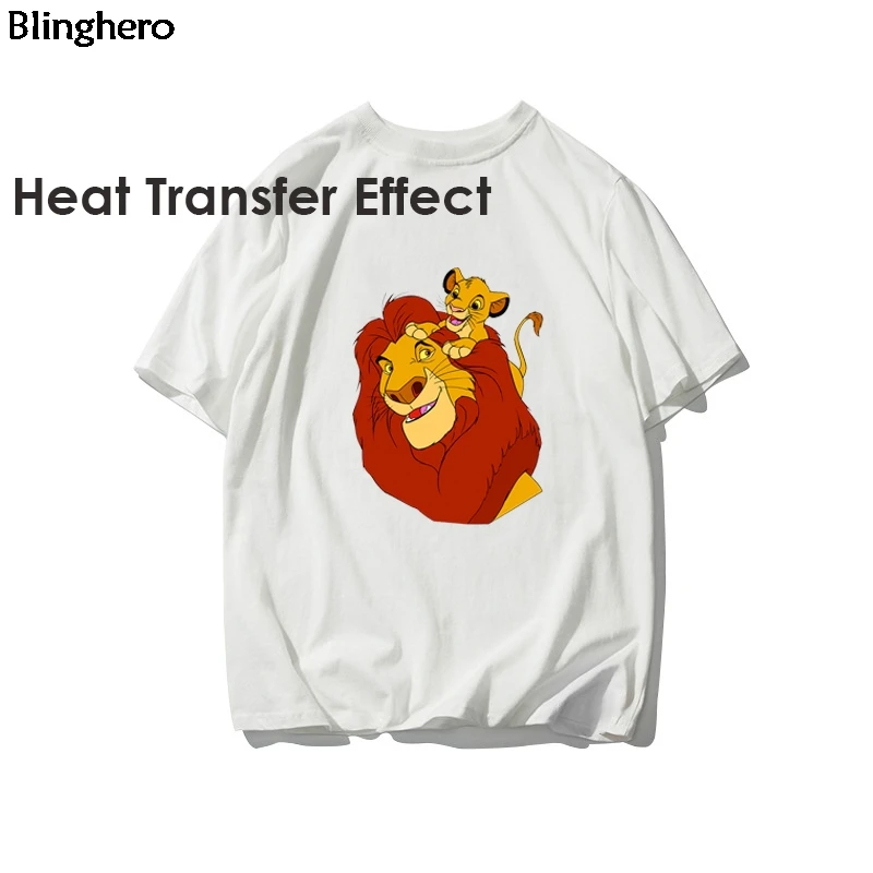Blinghero Король Лев теплопередача патчи прикольные железные наклейки мультфильм тепловой пресс патч Рюкзак «сделай сам» аксессуар для рубашек BH0375