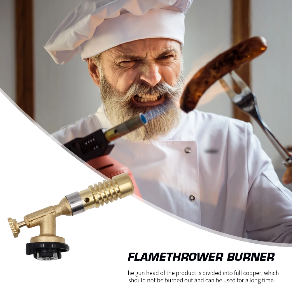 Медь сварки Водостоки фонарь газовая турбо огнемет для кемпинга на открытом