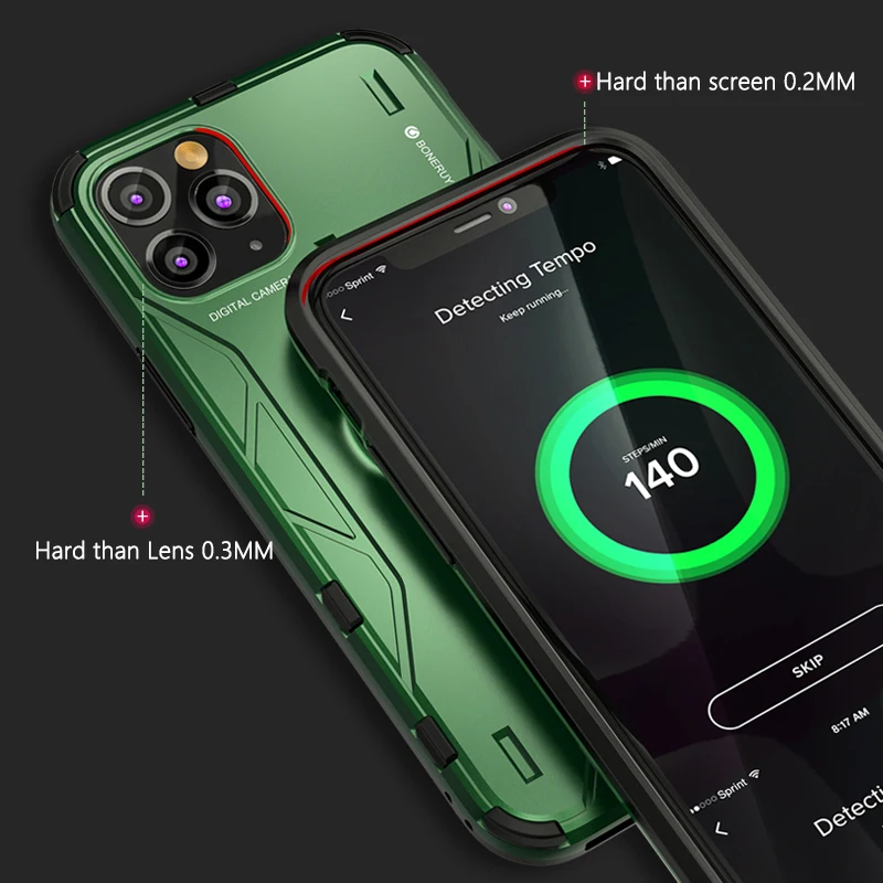 Противоударный защитный чехол для iPhone 11 Pro Max мягкий силиконовый Жесткий