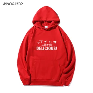 Мужская Осенняя толстовка с надписью I ates Some Pie And It Was восхитительный математический саркастический юмор, повседневные толстовки с длинным рукавом, женские Забавные топы