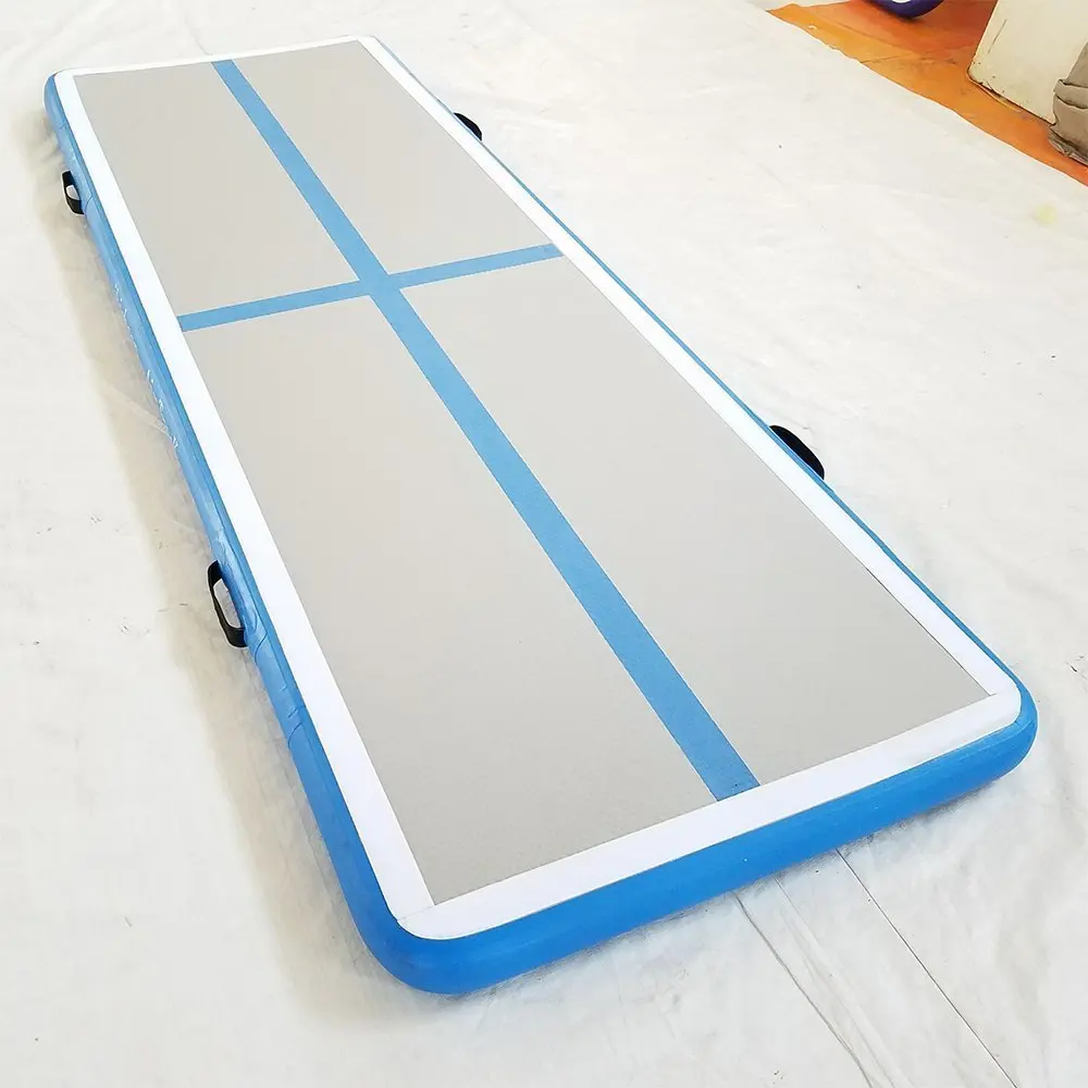 Гимнастический воздушный коврик 500x100x10 см надувной для игр напольный дома |