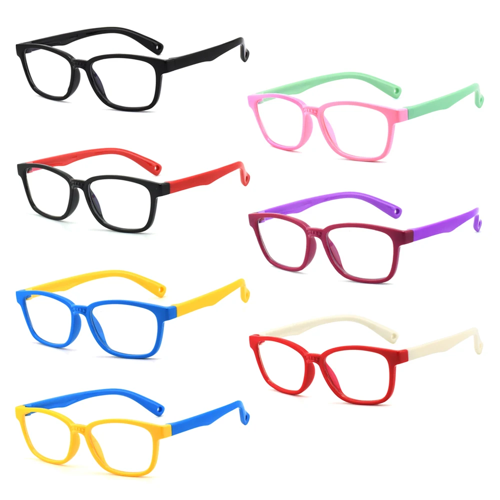 

Anti-blue Light Kids Glasses Optical Frame Children Boy Girls Computer Transparent Blocking Anti Reflective Eyeglasses