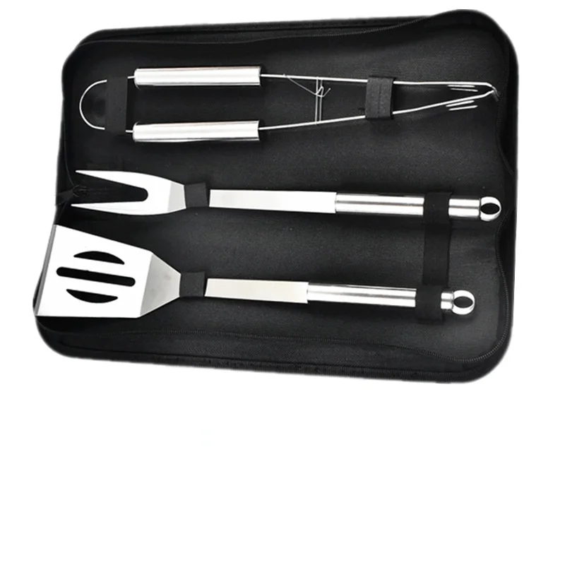 

Набор для барбекю, инструменты для барбекю из нержавеющей стали, шпатель, вилка, щипцы, щетка для ножи, фотоаксессуары