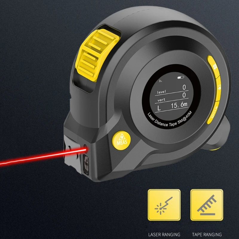 3 в 1 с инфракрасными датчиками лазерная рулетка дальномер 40 м + 5 100 круговой ролик