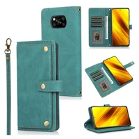 leather case for xiaomi poco f3 x3 nfc mi 11i 10t 11 pro 10 lite wallet flip card slot cover for redmi note 10 9 pro 10s 9s case