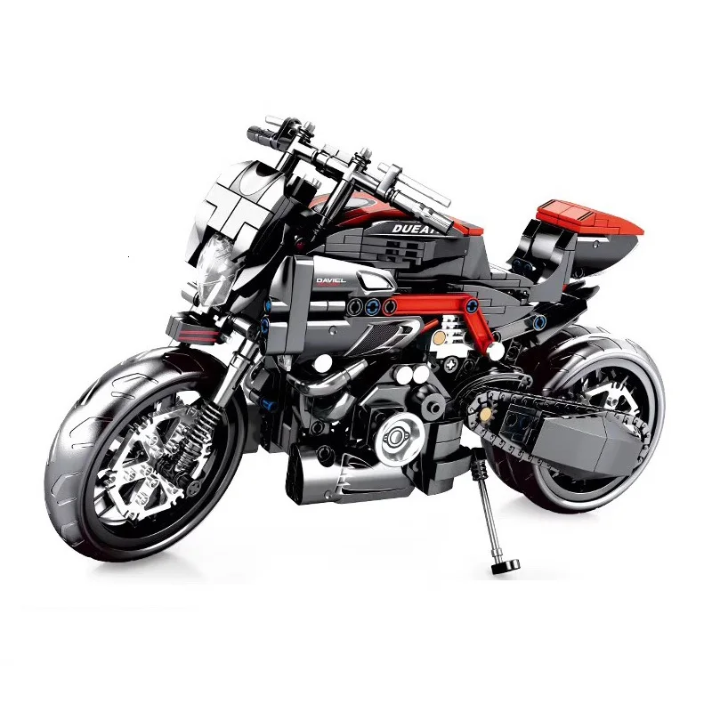 Конструктор мотоцикл совместимый с городскими транспортными средствами |