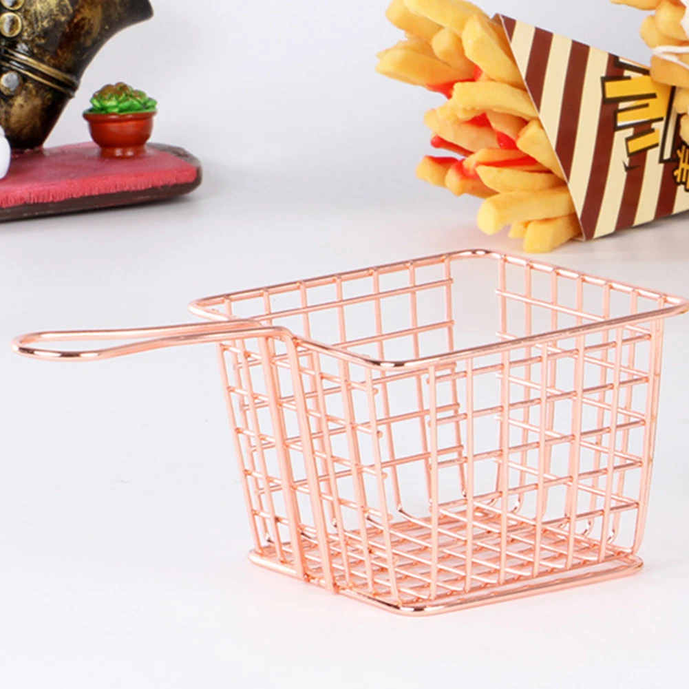 Корзина ручной работы для кухни портативная хранения картофеля фри многоцелевая