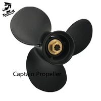 captain propeller 10 38x12 48 19639a40 black max fit mercury mariner force outboard engines 9 9hp 15hp 18hp 20hp 25hp 10 spline