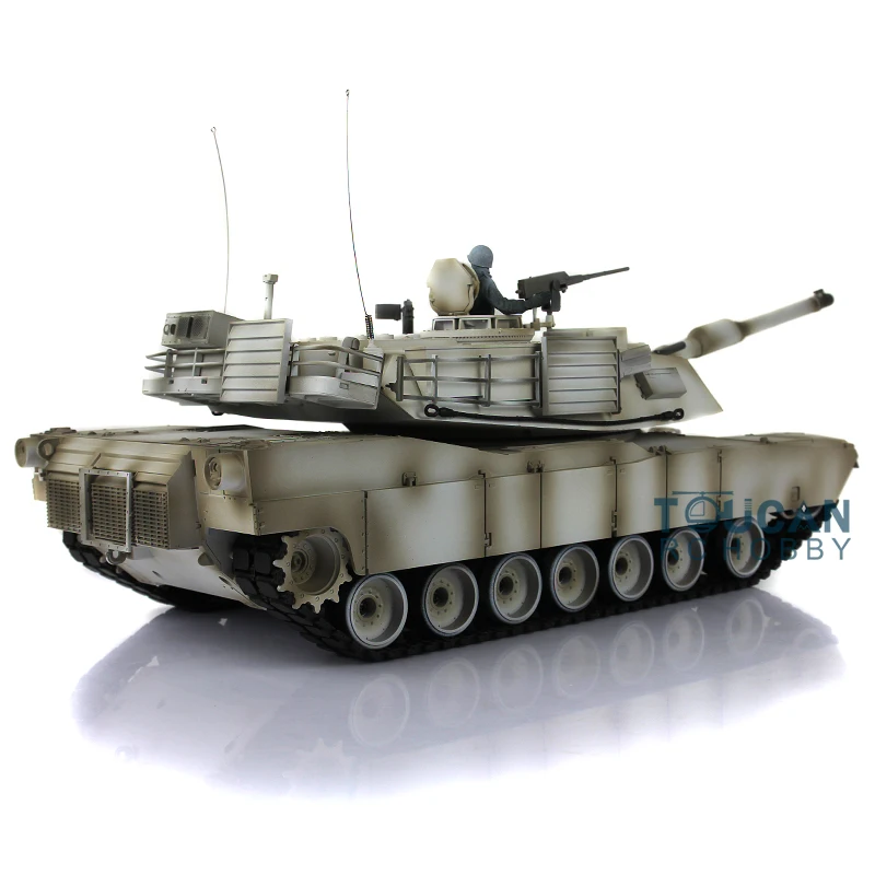 Heng длинный Радиоуправляемый Танк 1/16 7 0 Abrams RTR 3918 металлические треки с резиновой