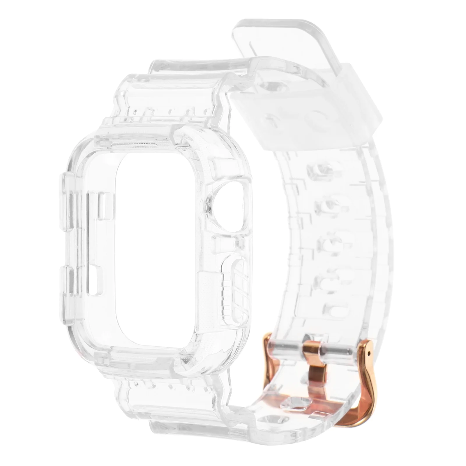 

Watch Strap Sports Watchband Parts One-piece Transparent Wristband for Men