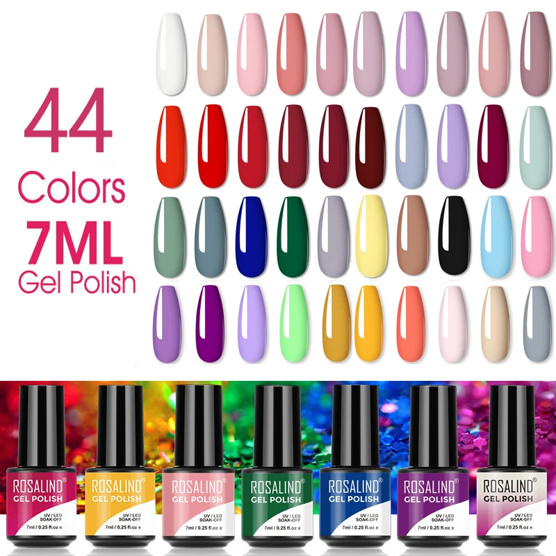 

Гель-лак для ногтей 7 мл однотонный лак для ногтей 44 цвета Цветной Гель-лак дизайн ногтей для салонов красоты