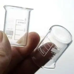 

Glass beaker 5ml graduated glass mini beaker super small teaching instrument