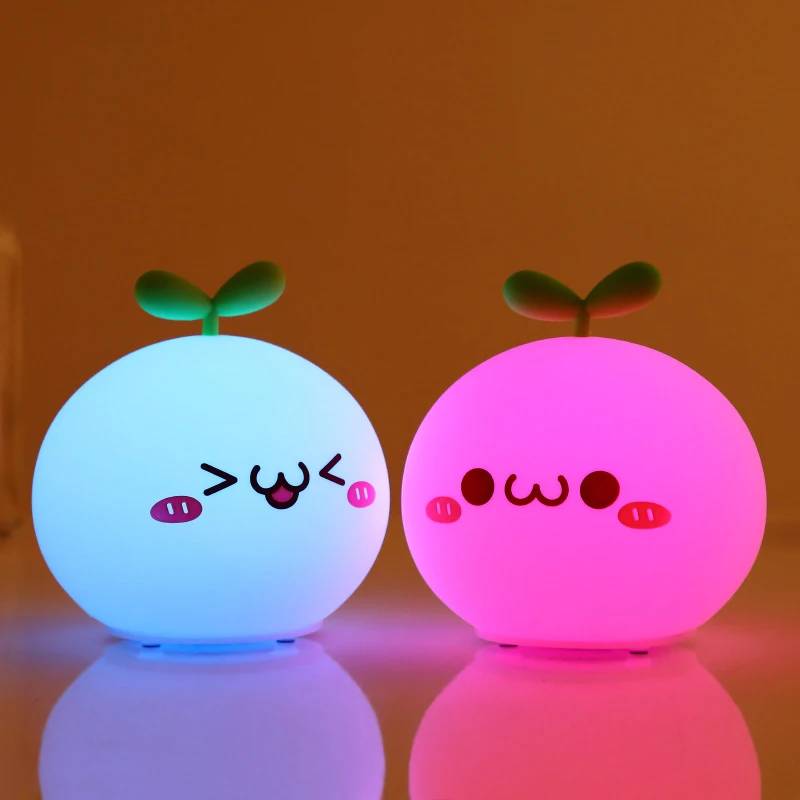 

Zoyaloo LED Cartoon Night Light Lamp Soft Silicone 5V 1200 mAh 8 Hours Touch Sensor Working Kids Cute Night Light BP-D-PPD-U