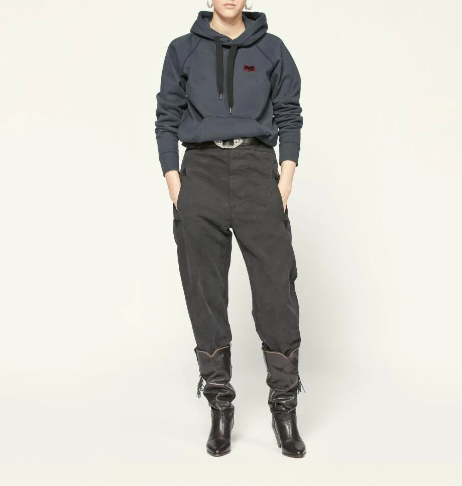 

2020 Fall/winter Cotton Plus Fleece Sweatshirt Flocking LOGO Sweatshirt Hoodie Men and Women Same Style Couples
