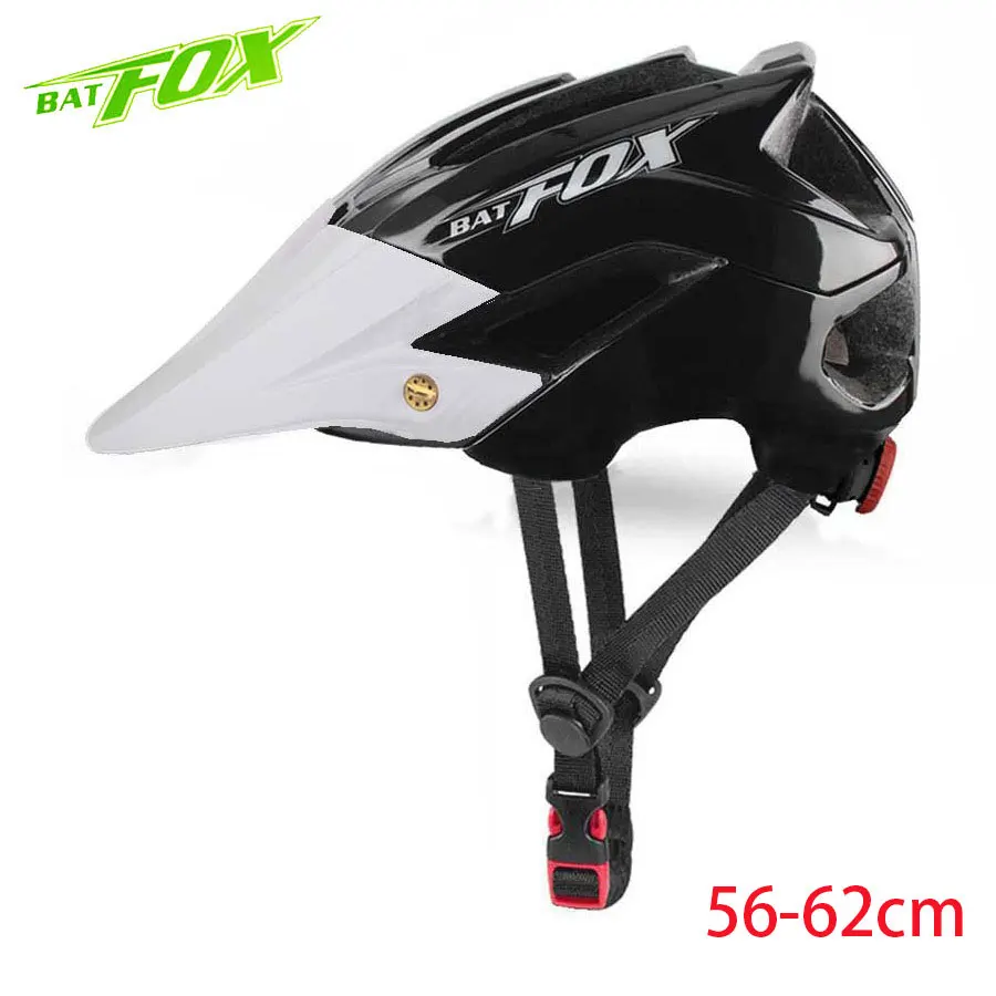 BATFOX велосипедный шлем Bicycke MTB велосипедные шлемы оранжевые мужские горные защитные шлемы для езды на велосипеде Fietshelm женские сверхлегкие спортивные шлемы для активного отдыха - Цвет: 5002-Black-White