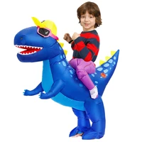 child dinosaur costume cloth anime purim carnival birthday party cosplay boys girls inflatable costumes suit for kids halloween