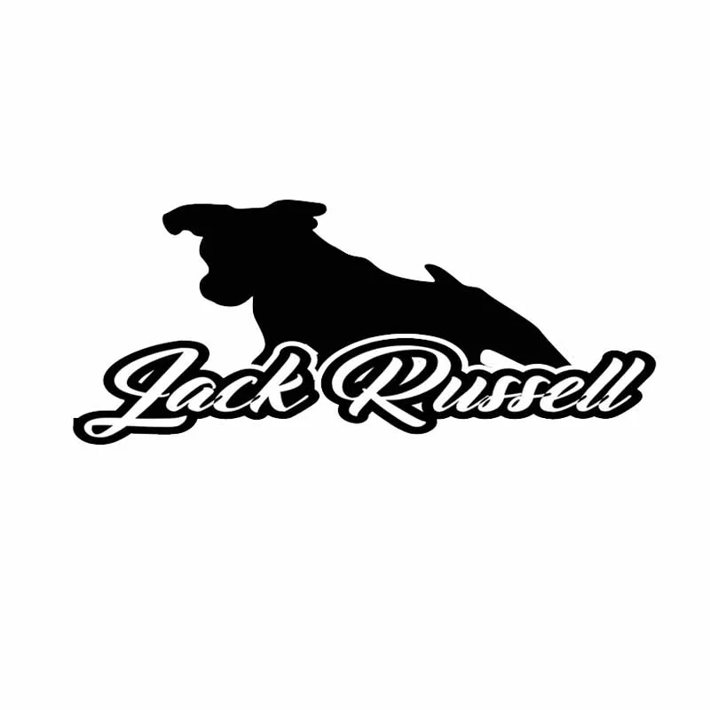 

LLY-1705 Car Sticker Jack Russell Terrier Animal Decal PVC Auto Parts Body Decoration Waterproof Sunscreen Cover Scratch Decals
